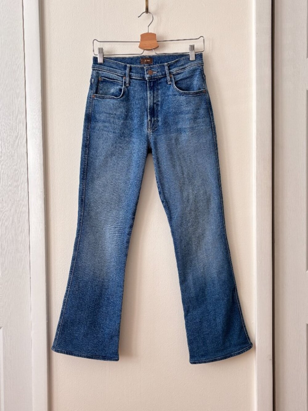 MOTHER The Desperado Heel Jeans in Work Hard Play Hard - Picture 5 of 13